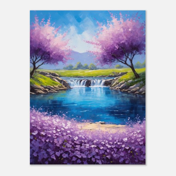 Purple Waterfall Blossom Oasis 3