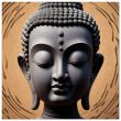 Mystic Tranquility: Buddha Head Elegance for Your Space 33