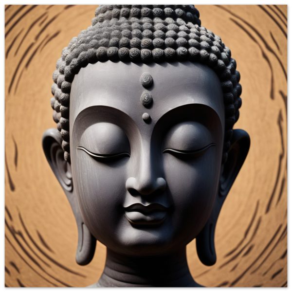 Mystic Tranquility: Buddha Head Elegance for Your Space 15