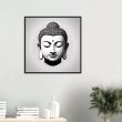 Harmonious Zen: Buddha Mask Poster Elegance 20