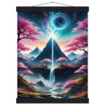 Cosmic Harmony: A Zen Vortex Premium Poster with Hanger 8