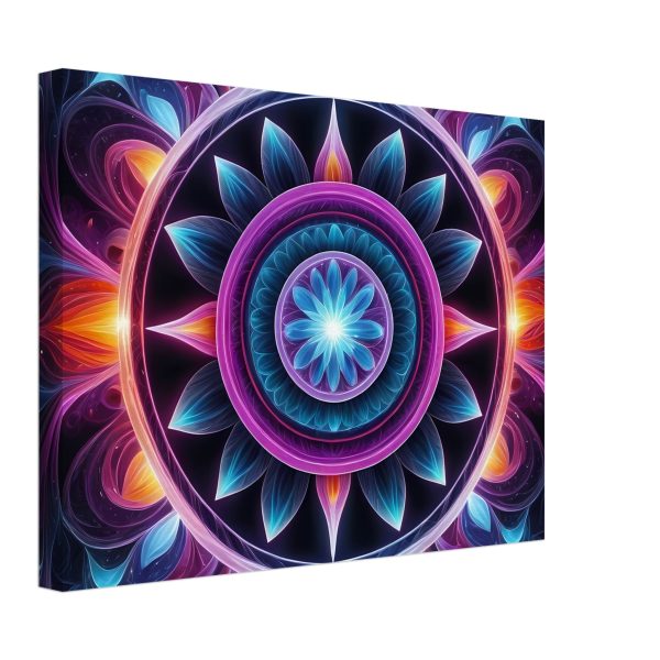 Symphony of Zen: Vibrant Mandala Canvas for Tranquil Spaces 2