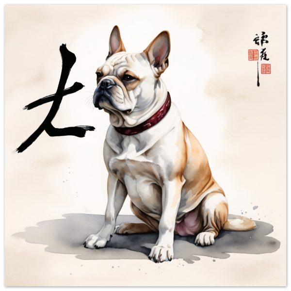 Zen French Bulldog: A Unique and Stunning Wall Art 14