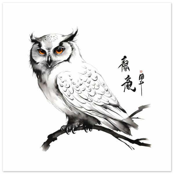 Exploring the Timeless Allure of the Chinese Zen Owl Print 11
