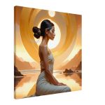 Women Meditating on Canvas: A Visual Symphony of Tranquillity 55