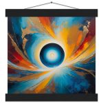 Energizing Zen Portal: Poster Art with Magnetic Hanger 6