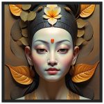 Radiance Embodied: Golden Lotus Crowned Goddess 4