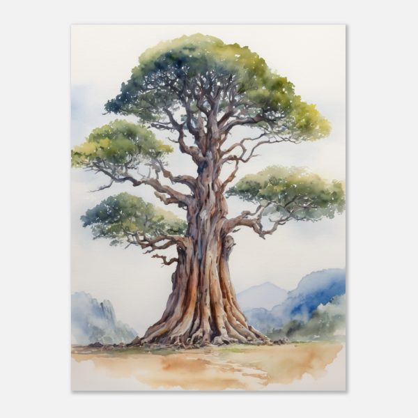 Wild Tree in Watercolor