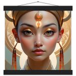 Regal Radiance: Golden Zen Enchantress Poster 7