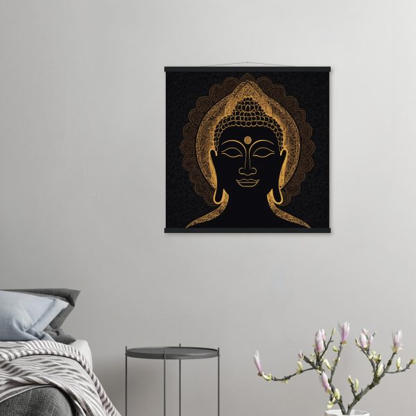 The Elegance of Buddha Head Poster Art 19