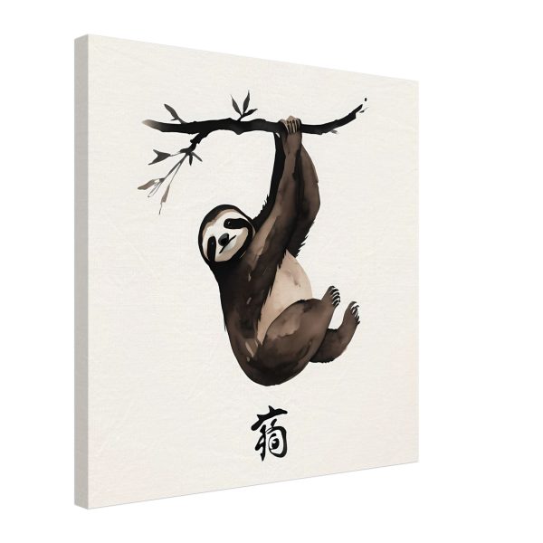 The Zen Sloth Watercolor Print 16