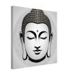 Buddha Mask Canvas Unveils Tranquil Elegance 34