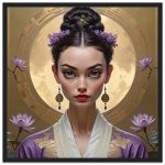 Lotus Serenity: Framed Poster for Elegance