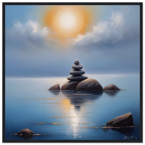 The Zen Harmony in Oil Painting Print 16
