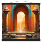 Portal to Serenity – Zen Poster with Hanger 7