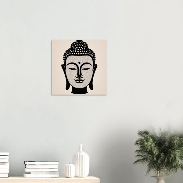 Buddha Head Silhouette Poster 3