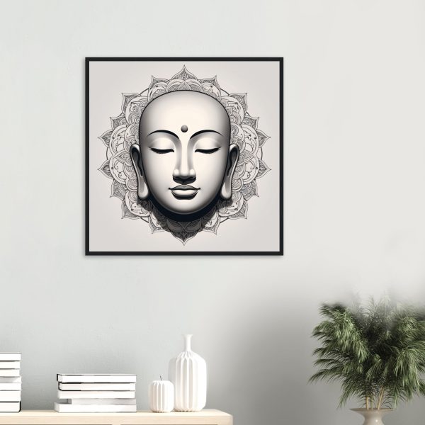 Mandala Harmony: Zen Buddha Canvas Elegance 8