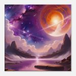Celestial Canyon Oasis – Zen Canvas Print 5