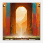 Archway to Tranquility – Zen Canvas Art 8