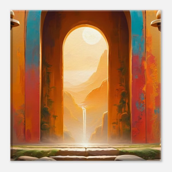 Archway to Tranquility – Zen Canvas Art 4