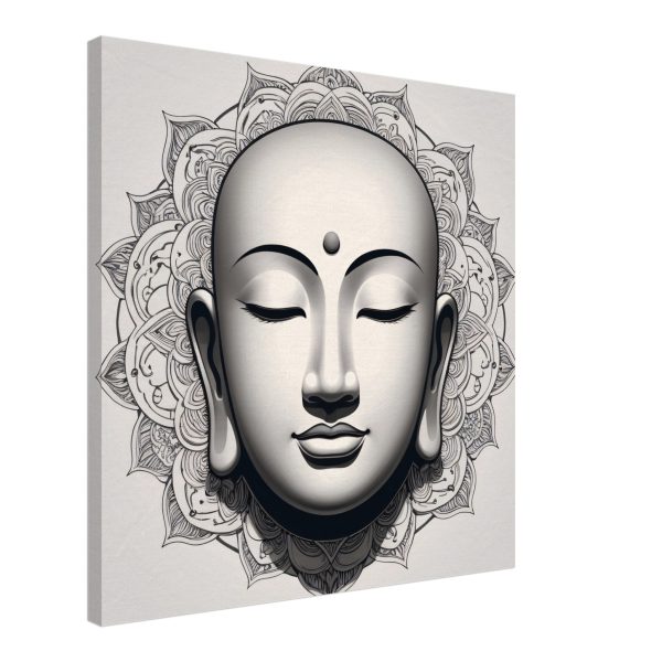 Mandala Harmony: Zen Buddha Canvas Elegance 17