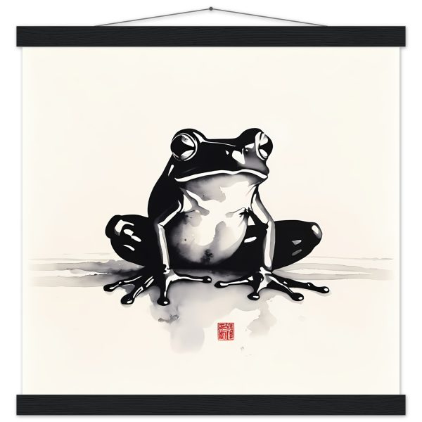 The Enchanting Zen Frog Print for Your Tranquil Haven 3