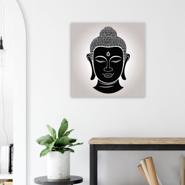 Mesmerizing Buddha Head Canvas 17