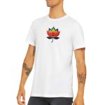 Radiant Rainbow Lotus: A T-Shirt Bursting with Joy 4