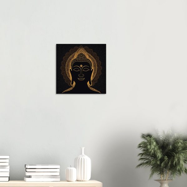 The Elegance of Buddha Head Poster Art 12
