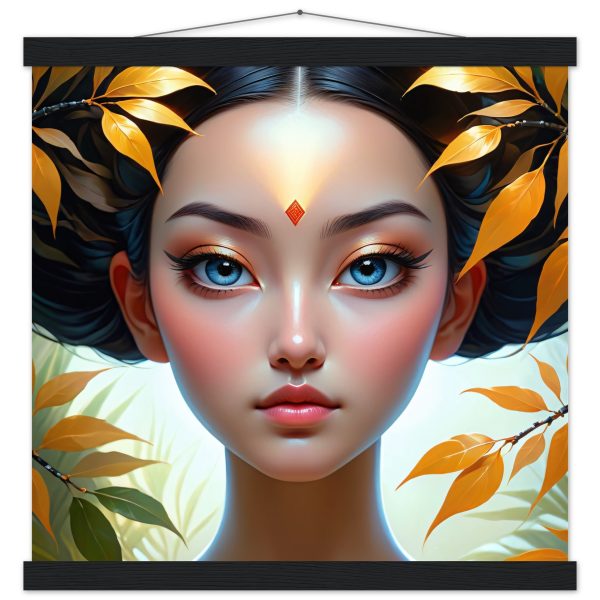 Blossoming Serenity: Premium Zen Poster with Hanger