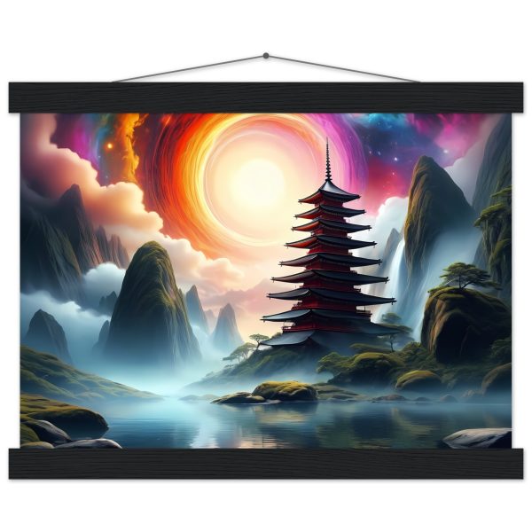 Dreamlike Fusion: Premium Poster with Magnetic Hanger Set 2