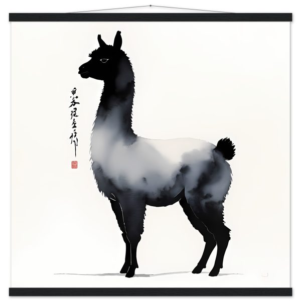 Embodied Elegance: The Llama in Chinese Ink Wash Splendor 16