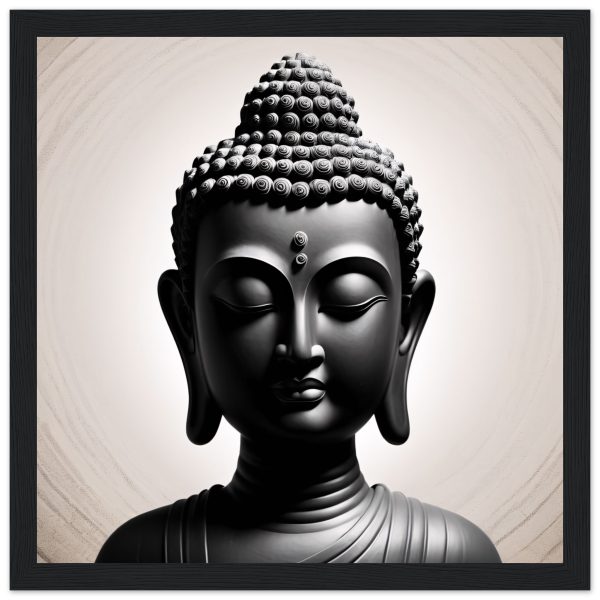 Elevate Your Space with the Enigmatic Buddha Head Print 6