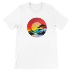Sunset Lake: A Nature-Inspired Paradise Unisex T-shirt