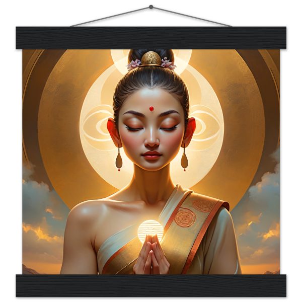 Radiant Sunrise Meditation Poster: Embrace Serenity 2