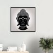 Mesmerizing Buddha Head Canvas 27