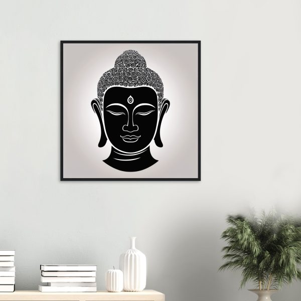 Mesmerizing Buddha Head Canvas 7