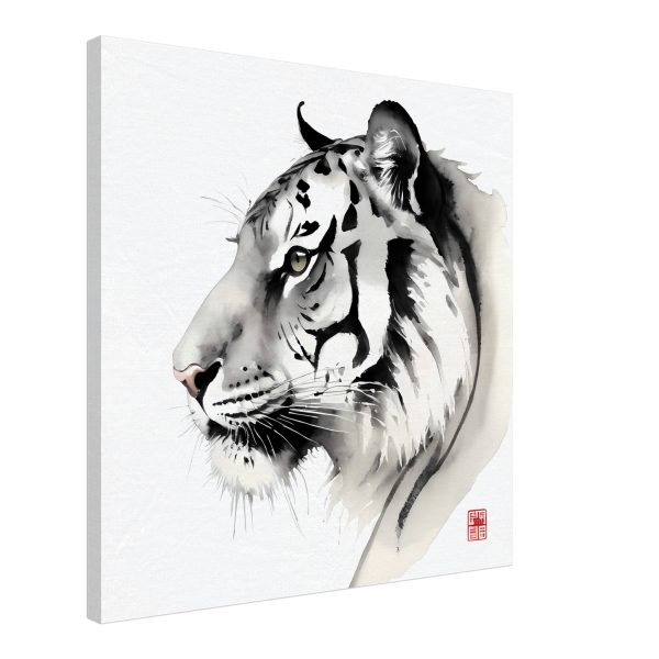 The Tranquil Majesty of the Zen Tiger Print 11