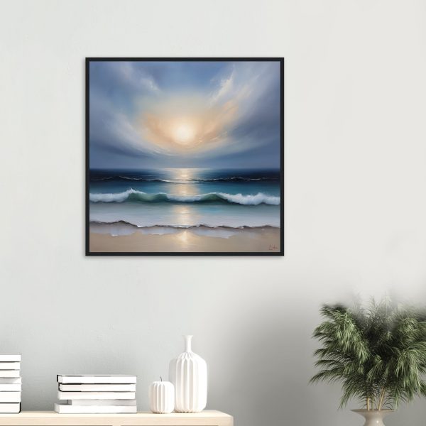 Harmony Unveiled: A Tranquil Seascape in Oils 10