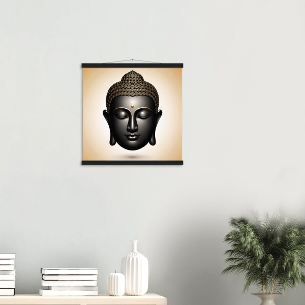 The Elegance of Black and Gold Buddha Canvas 4