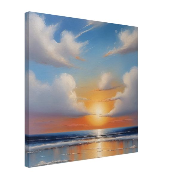 Oceanic Elevation: A Symphony of Zen Oil Painting 12
