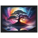 Symphony of Serenity: Limited Edition Bonsai Bliss in Wooden Frame 6
