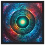 Celestial Tranquility: Framed Zen Poster of the Cosmic Portal 5