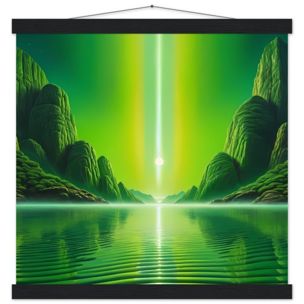 Enchanted Emerald Aurora – Magnetic Poster Art 2