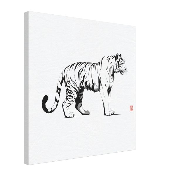 A Captivating Tiger Print Canvas 5