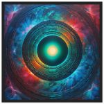 Celestial Tranquility: Framed Zen Poster of the Cosmic Portal 6