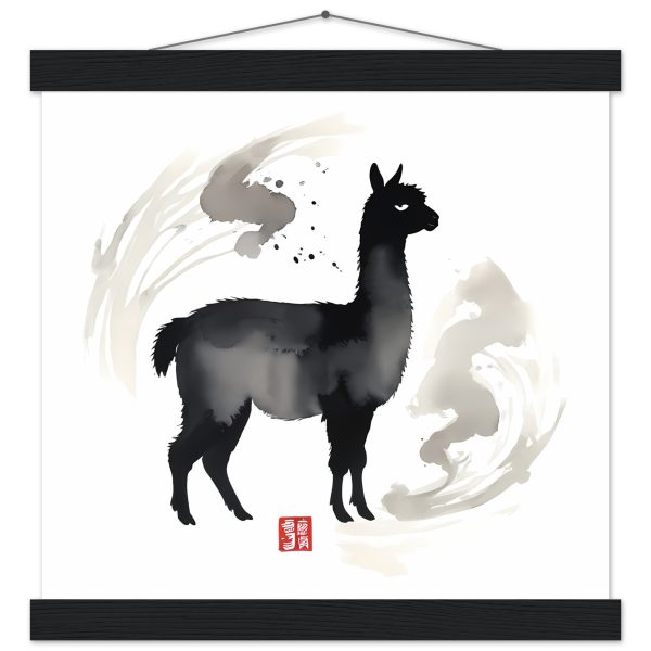 Elevate Your Space: The Black Llama Print 15