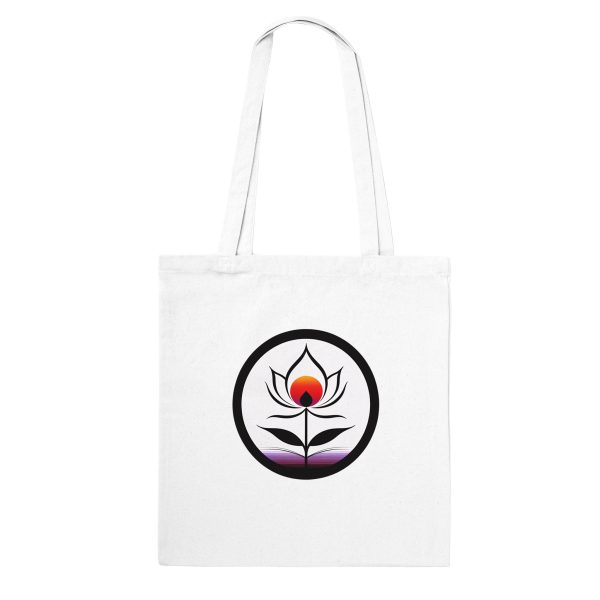 Zen Bloom Elegance: A Fresh and Lovely Tote Bag