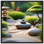 Tranquility Framed: Premium Matte Poster with Wooden Frame 4