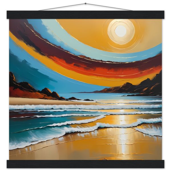 Coastal Serenity: Ocean Sunset Poster 2